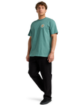 The Billabong Mens Bad Dog Workwear Trousers in Black