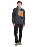 Adventure Division Boundary Shore Fleece in Ombre Blue