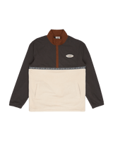 The Billabong Mens Space Lobster 1/2 Zip Fleece Jacket in Tortoise Shell