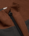 The Billabong Mens Space Lobster 1/2 Zip Fleece Jacket in Tortoise Shell