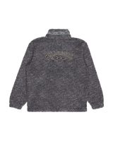 The Billabong Mens Adventure Division Tombstone 1/2 Zip Fleece Jacket in Raven