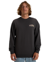 The Billabong Mens Foundation Crew Sweatshirt in Raven
