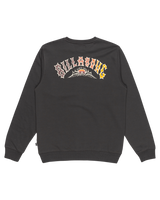 The Billabong Mens Foundation Crew Sweatshirt in Raven