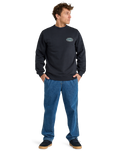 The Billabong Mens Foundation Sweatshirt in Black