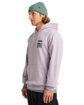 The Billabong Mens Foundation Hoodie in Light Purple