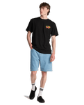Big Denim Walkshorts in Bleach Wash