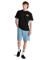 Big Denim Walkshorts in Bleach Wash