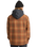 The Billabong Mens Furnace Flannel Hoodie Shirt in Dark Cedar