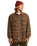 The Billabong Mens Offshore Jacquard Flannel Shirt in Dark Cedar