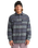 The Billabong Mens Offshore Jacquard Flannel Shirt in Ombre Blue