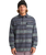 The Billabong Mens Offshore Jacquard Flannel Shirt in Ombre Blue