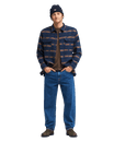 The Billabong Mens Offshore Jacquard Flannel Shirt in Navy