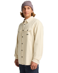 The Billabong Mens Del Mar Flannel Shirt in Sand