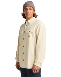 The Billabong Mens Del Mar Flannel Shirt in Sand