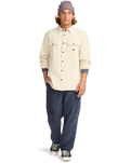 The Billabong Mens Del Mar Flannel Shirt in Sand