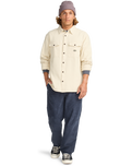 The Billabong Mens Del Mar Flannel Shirt in Sand