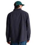 Del Mar Flannel Shirt in Charcoal Grey