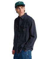 Del Mar Flannel Shirt in Charcoal Grey