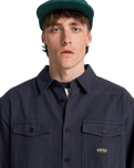 Del Mar Flannel Shirt in Charcoal Grey