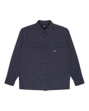 Del Mar Flannel Shirt in Charcoal Grey