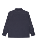 Del Mar Flannel Shirt in Charcoal Grey