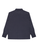 Del Mar Flannel Shirt in Charcoal Grey