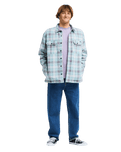 The Billabong Mens Offshore Lined Shirt in Blue Surf