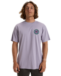 The Billabong Mens Know The Feeling T-Shirt in Light Purple