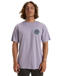 The Billabong Mens Know The Feeling T-Shirt in Light Purple