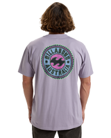 The Billabong Mens Know The Feeling T-Shirt in Light Purple