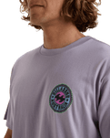 The Billabong Mens Know The Feeling T-Shirt in Light Purple