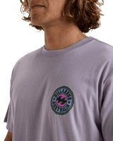 The Billabong Mens Know The Feeling T-Shirt in Light Purple