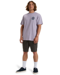 The Billabong Mens Know The Feeling T-Shirt in Light Purple