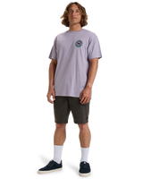 The Billabong Mens Know The Feeling T-Shirt in Light Purple