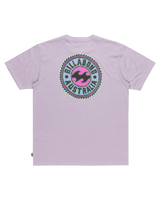 The Billabong Mens Know The Feeling T-Shirt in Light Purple