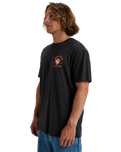 The Billabong Mens Lunch Break T-Shirt in Washed Black