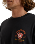 The Billabong Mens Lunch Break T-Shirt in Washed Black