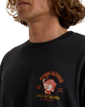 The Billabong Mens Lunch Break T-Shirt in Washed Black