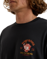 The Billabong Mens Lunch Break T-Shirt in Washed Black
