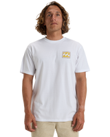 The Billabong Mens Crayon Wave T-Shirt in White