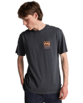Stamp T-Shirt in Ombre Blue