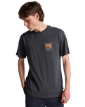 Stamp T-Shirt in Ombre Blue