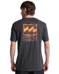 Stamp T-Shirt in Ombre Blue