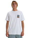 The Billabong Mens Stamp T-Shirt in White