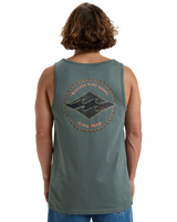 The Billabong Mens Rotor Diamond Vest in Dark Slate