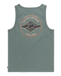 The Billabong Mens Rotor Diamond Vest in Dark Slate