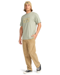 The Billabong Mens Arch Frame T-Shirt in Grey Green
