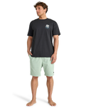 The Billabong Mens Add Water T-Shirt in Washed Black
