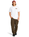The Billabong Mens Runner Up T-Shirt in White