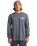 The Billabong Mens Diamond Vision Long Sleeve T-Shirt in Ombre Blue